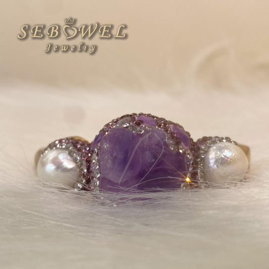 【SWJ022】SEBOWEL ‘February Purple Charm’ Bracelet Set