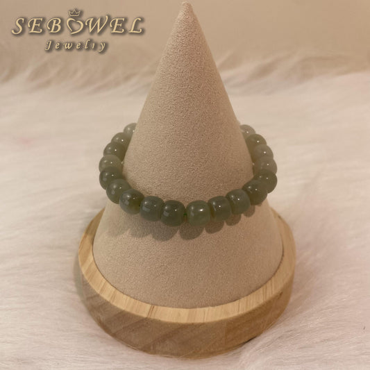 【SWJ011】SEBOWEL ’Gradient Green‘ Old Type Beads Bracelet