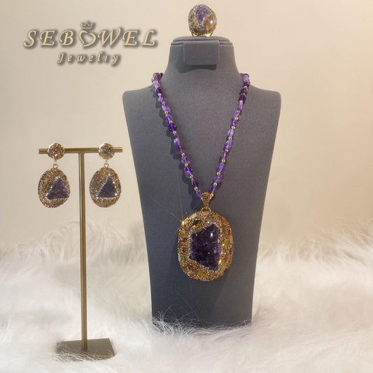 【SWJ04】SEBOWEL ‘February Purple Fascination’ Jewelry Set